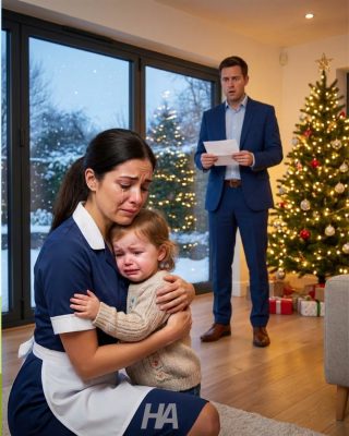 ZWOLNILI CIĘ W WIGILIĘ… POTEM CICHY MAŁY DZIEWCZYNKA POWIEDZIAŁA JEDNO SŁOWO, KTÓRE ZŁAMAŁO LODY JEGO OJCA 🎄😭