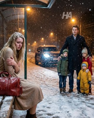 WRZUCIŁ CIĘ W ŚNIEG ZA „PORAŻKĘ JAKO KOBIETĘ”… POTEM SAMOTNY OJCIEC ZATRZYMAŁ SIĘ, SPOJRZAŁ CI W OCZY I WYSZEPAŁ TRZY SŁOWA, KTÓRE ZMIENIŁY TWOJE LOSOWANIE ❄️💔
