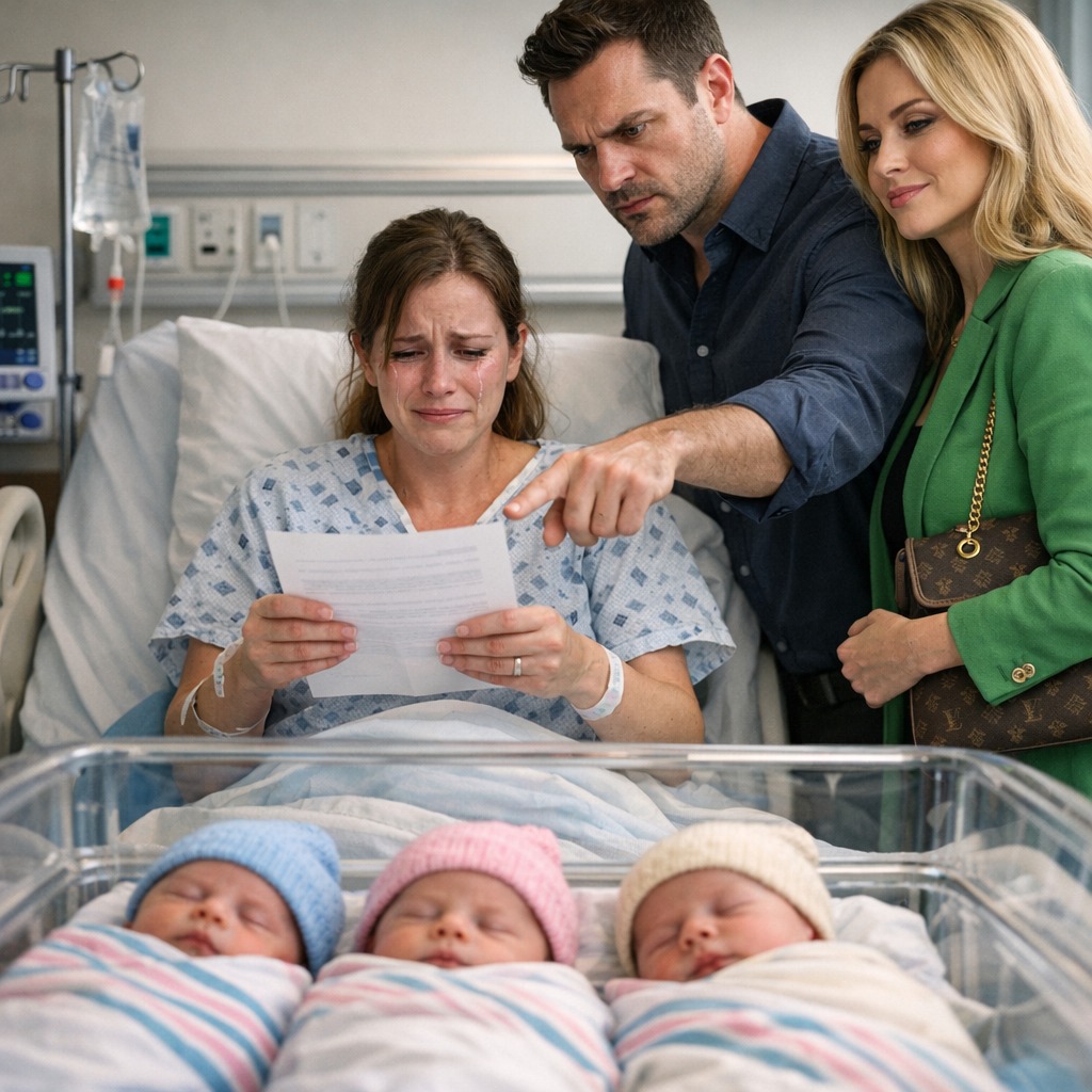 Po urodzeniu naszych trojaczków — dwóch chłopców i jednej małej dziewczynki — mój mąż postanowił, że prezentem powitalnym dla mnie będzie okrucieństwo.