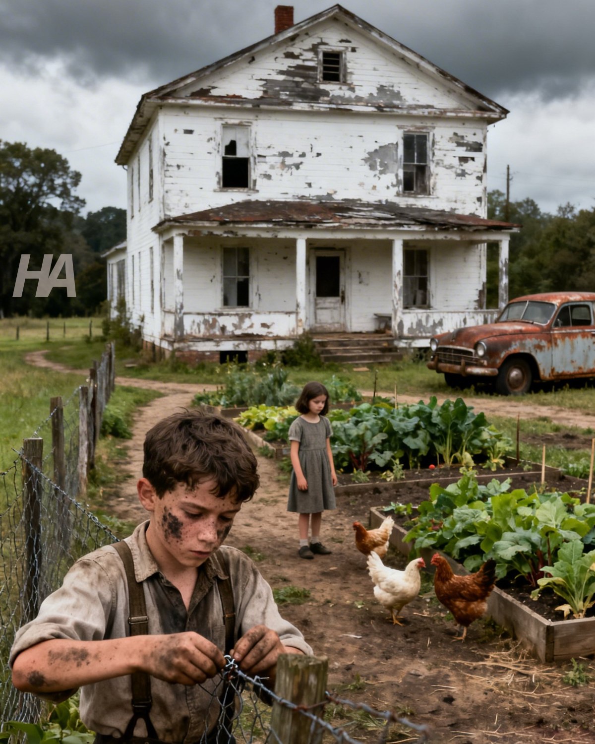 TWÓJ OJCIEC PORZUCIŁ CIĘ DO GNIJĄCEGO DOMU… WIĘC ZMIENIŁEŚ GO W FARMĘ WARTĄ MILION DOLARÓW I ZNISZCZYŁEŚ JEGO PLAN POWROTU