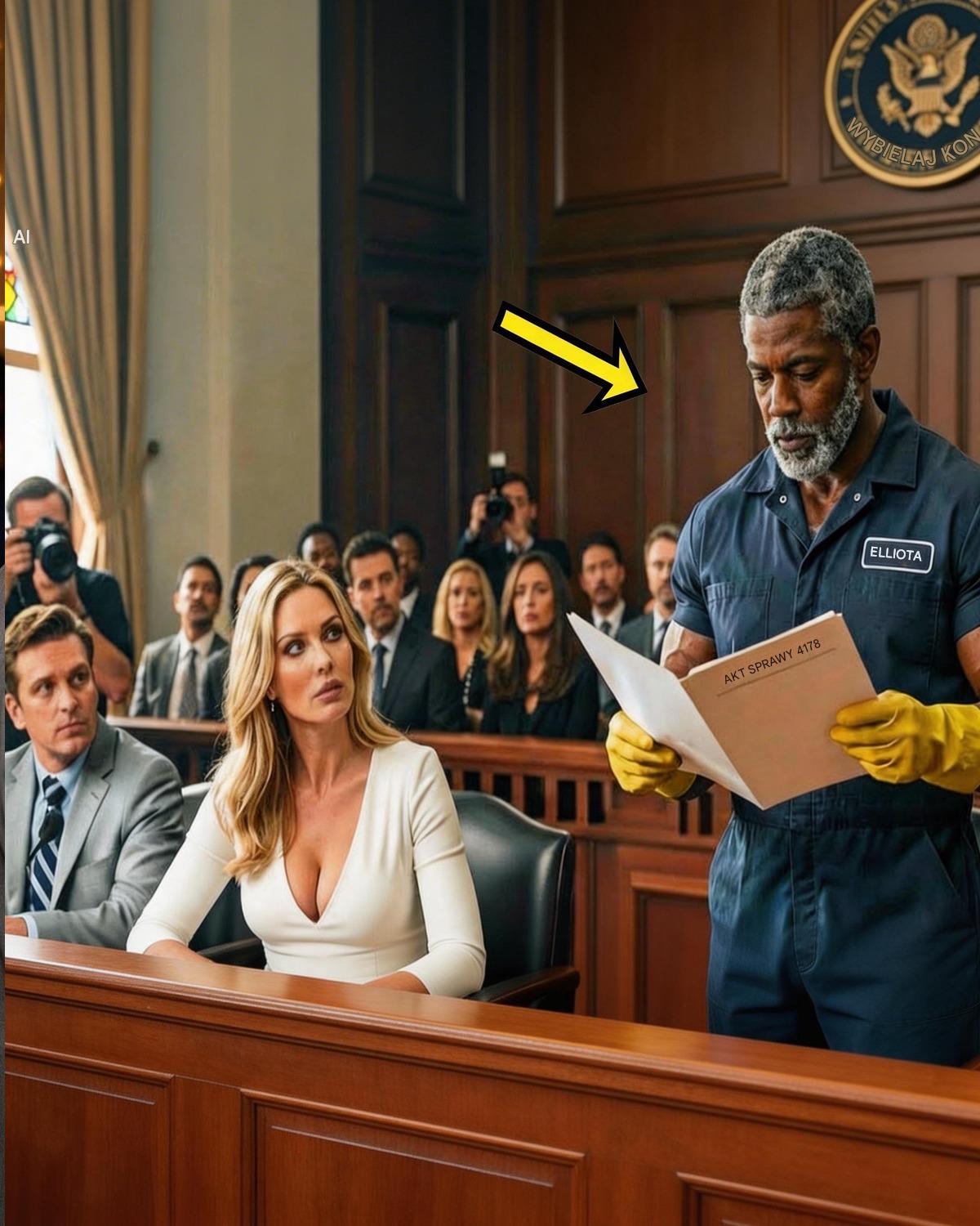 BĘDĘ JEJ BRONIĆ! — Czarnoskóra woźna, która uratowała miliarderkę, gdy jej prawnik ją porzucił.