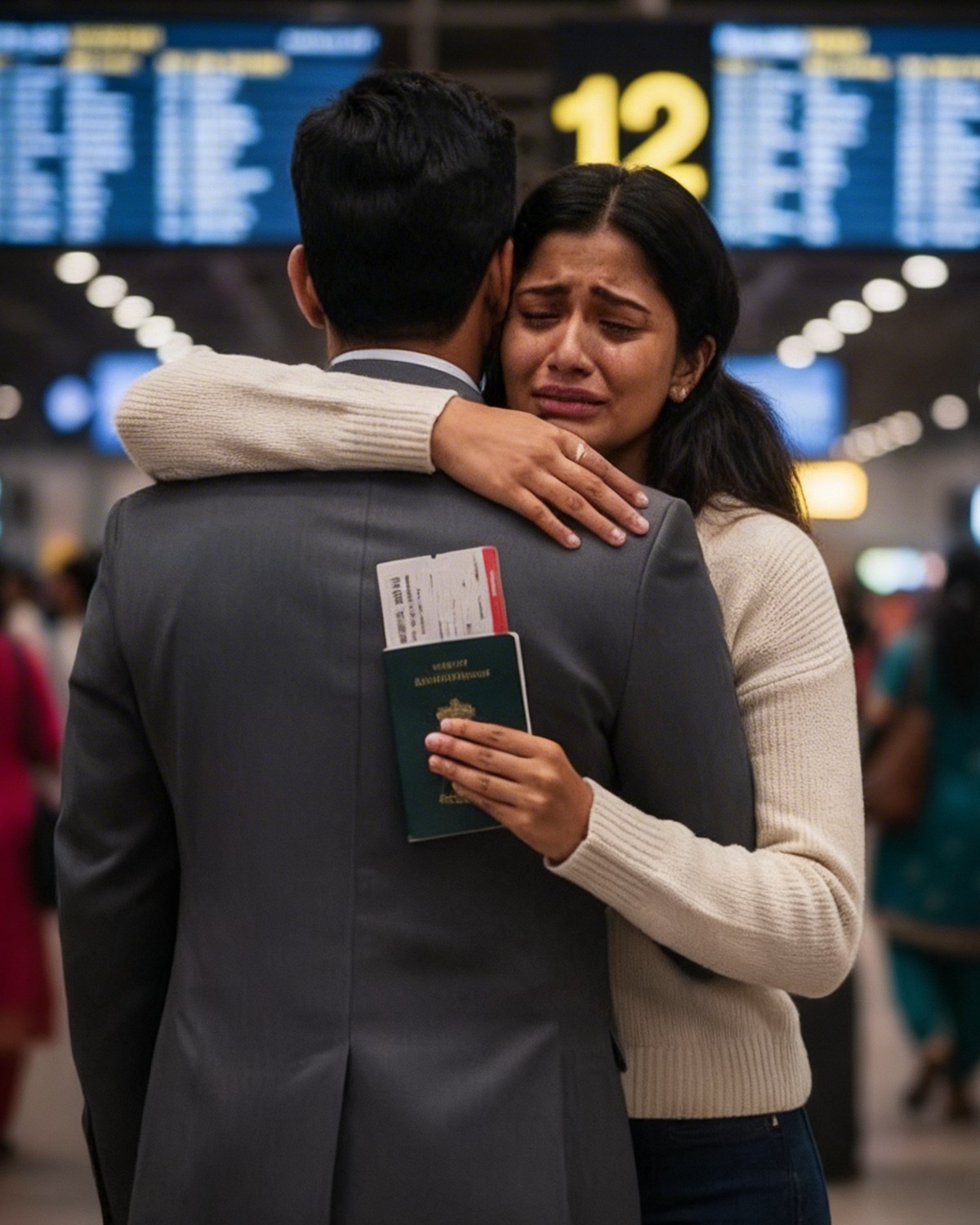 Płakałam, kiedy odwoziłam męża na lotnisko w Nowym Delhi, ponieważ „wyjeżdżał na dwa lata do Toronto”… ale kiedy wróciłam do domu, przelałam 650 000 dolarów na swoje konto osobiste i złożyłam pozew o rozwód.