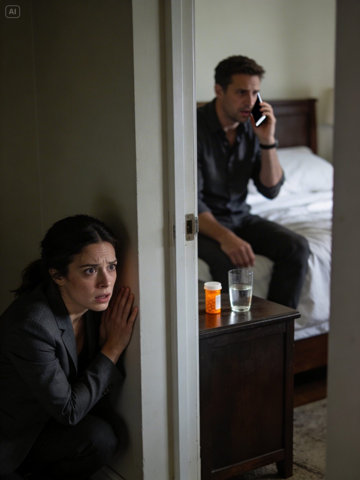 W przerwie obiadowej wymknęłam się do domu, żeby sprawdzić, co z chorym mężem. Starałam się nie wydawać z siebie żadnego dźwięku, ale jego głos niósł się po korytarzu – niski, natarczywy, zupełnie inny niż ten, którym mnie nazywał. Wtedy usłyszałam słowa, które nie pasowały do ​​naszego życia, i ścisnęło mnie w żołądku. Kolana się pode mną ugięły, gdy prawda wskoczyła na swoje miejsce, ostra i brutalna, tuż we własnym domu.