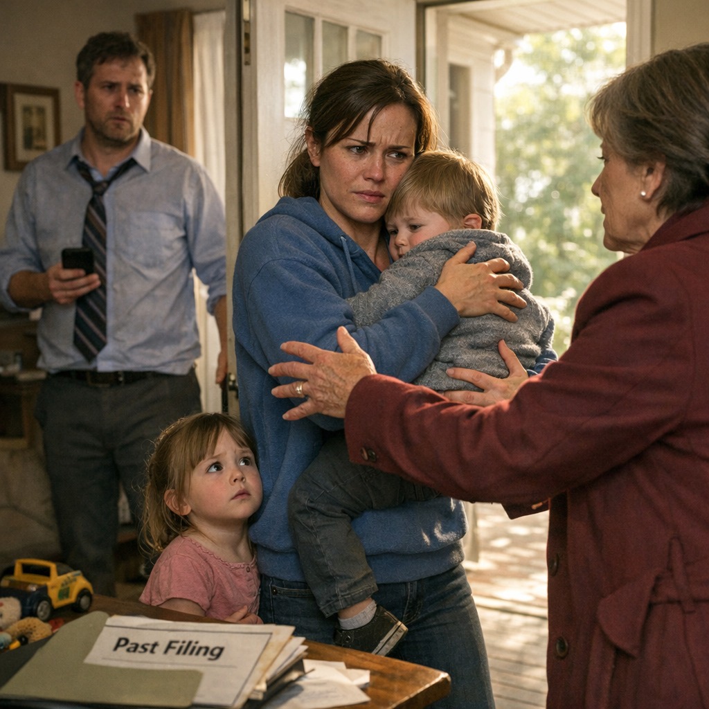 Moja teściowa przyjechała odwiedzić wnuki, nieświadoma, że ​​jej syn porzucił rodzinę dla innej kobiety. Jednak w chwili, gdy weszła do domu, jej wyraz twarzy się zmienił…