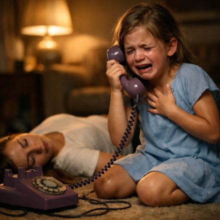 Moja wnuczka zadzwoniła do mnie blisko północy. Jej głos drżał. „Babciu… Mama nie obudziła się cały dzień”.
