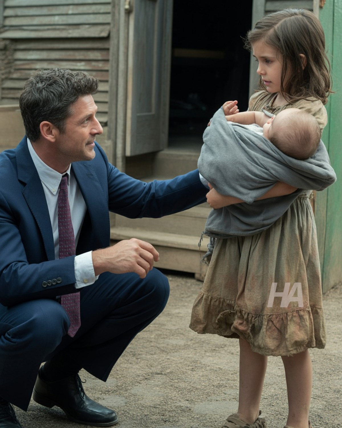 NIE MÓGŁ MIEĆ DZIECI… POTEM ZATRZYMAŁ SWOJEGO MERCEDESA NA DWA CIENIE W BŁOCIE I ODKUPIŁ PRZYSZŁOŚĆ