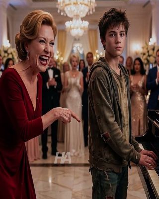 They Let a Ragged Boy Touch the Grand Piano to Humiliate Him, but 12 Seconds Later 200 Wedding Guests Froze in Absolute Silence