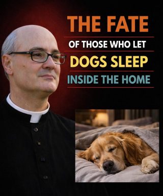 A priest revealed what happens in homes where dogs sleep inside.