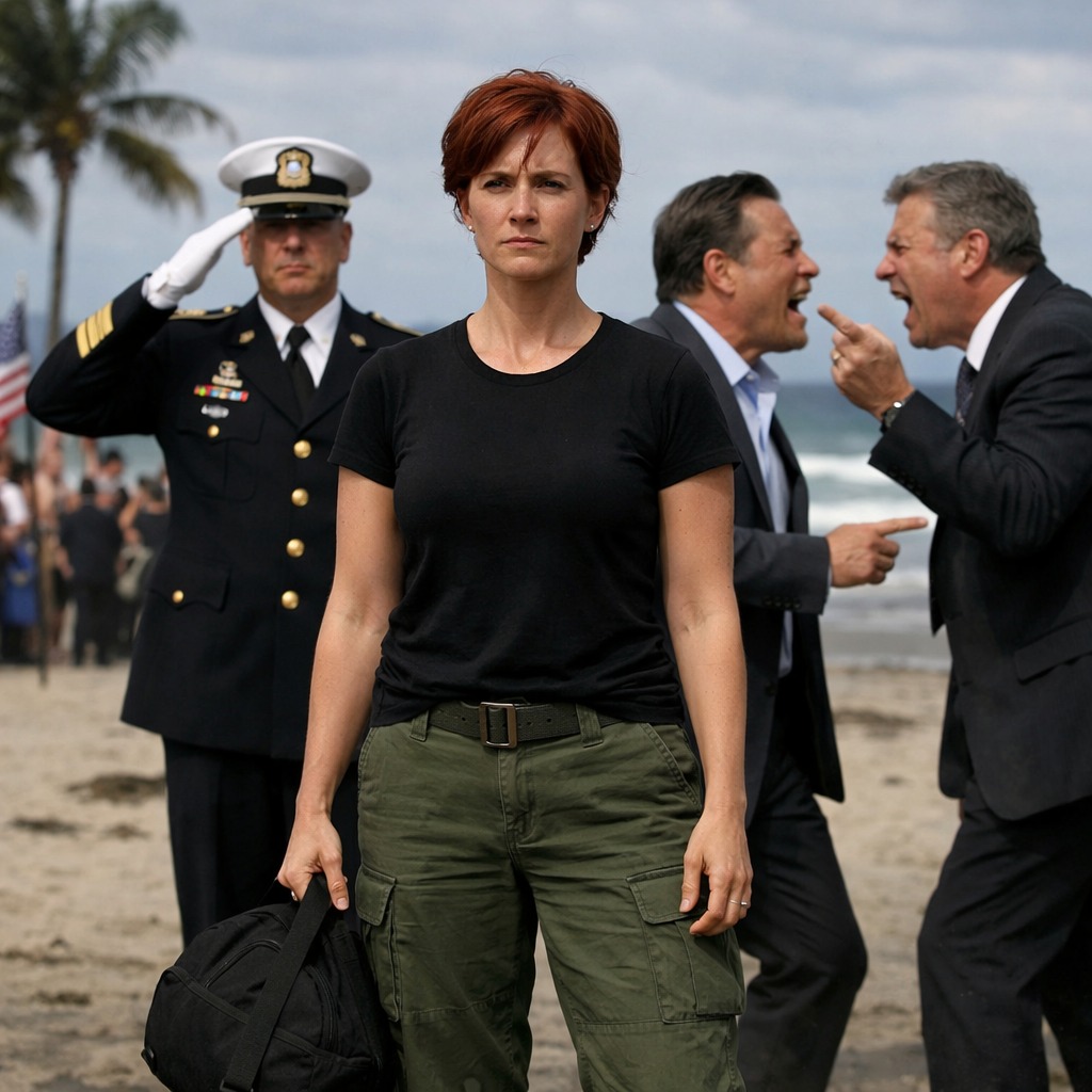 Mój ojciec śmiał się – głośno – akurat gdy czterogwiazdkowy generał zszedł ze sceny i ruszył prosto w moją stronę. Richard Hart wciąż trzymał wyciągniętą rękę, wciąż kusząc tłum słowami: „Wycofała się z marynarki… nie dała rady”. Wtedy generał zatrzymał się przede mną, zasalutował i powiedział: „Kontradmirał Hart”. Dwustu żołnierzy SEAL stanęło na baczność. Uśmiech mojego ojca zgasł w pół oddechu.