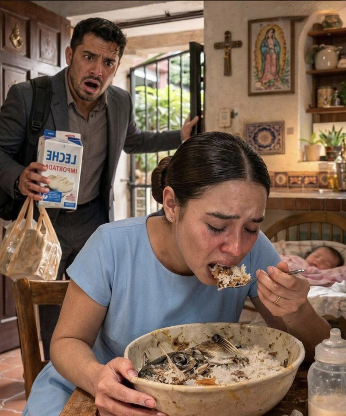 Co miesiąc dawałem matce 1,5 miliona pesos, żeby opiekowała się moją żoną po porodzie.