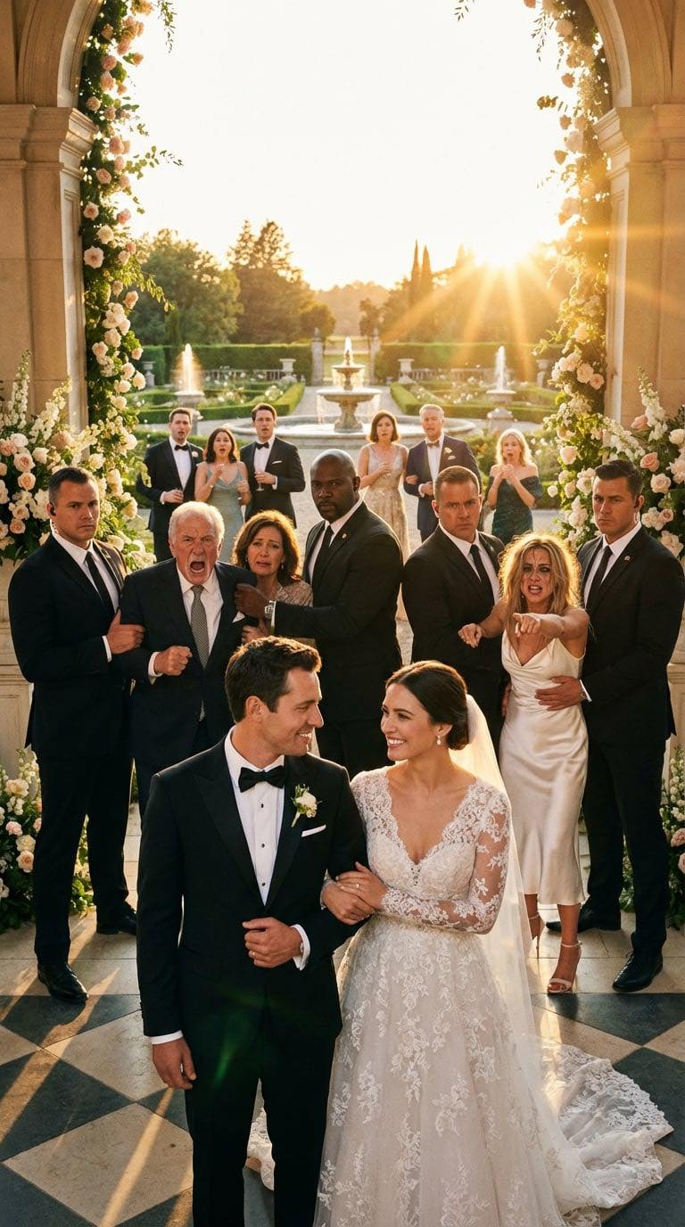 Moi rodzice zażądali, żeby moja „złota siostra”, siostra, pierwsza przeszła do ołtarza na moim ślubie. „Nie zapominaj – twoja siostra zawsze jest gwiazdą. Ty jesteś tylko tłem”. Kiedy odmówiłam po raz pierwszy, ojciec mnie uderzył i prychnął: „Bądź wdzięczna, że ​​to my finansujemy tę charytatywną imprezę”. Milczałam, a oni myśleli, że się poddałam. Ale w dniu ślubu ochrona nie chciała ich wpuścić. Krzyczeli na zewnątrz – aż przyszedł mój narzeczony i powiedział jedno zdanie, które odebrało mowę całej mojej rodzinie.