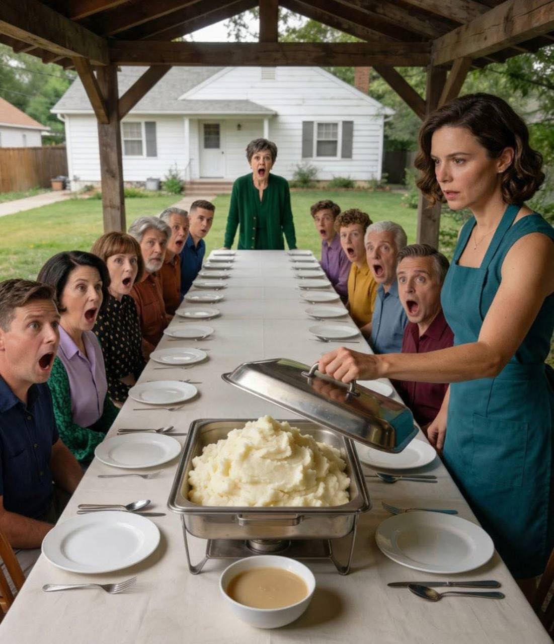 Moja teściowa zaprosiła na kolację dwadzieścia osób, ale synowej dała tylko sto dolarów na zakupy.