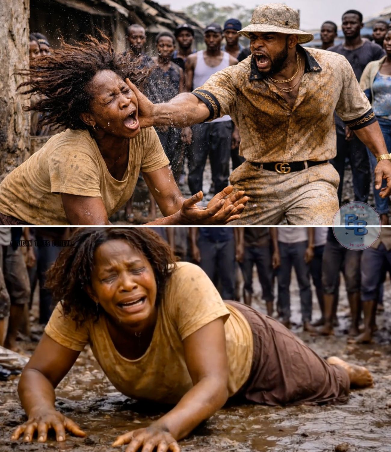 Arogancki bogacz uderzył biedną kobietę w miejscu publicznym – okazało się, że to jego prawdziwa matka