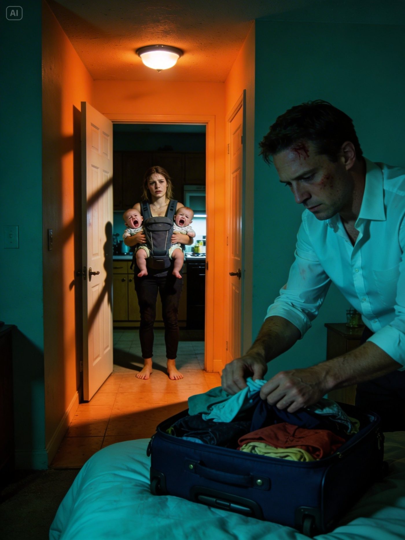 Nie, nie, to nie może się dziać. To właśnie powiedział David później w sądzie przed salą pełną obcych ludzi, a jego głos drżał, jakby nie zdawał sobie sprawy, że życie, które zbudował, rozpada się na jego oczach. Ale to nie tam się zaczęło. Zaczęło się w mojej kuchni o 2:47 w nocy, z dwójką wrzeszczących noworodków i mężem, który nie mógł znieść dźwięku własnych córek.