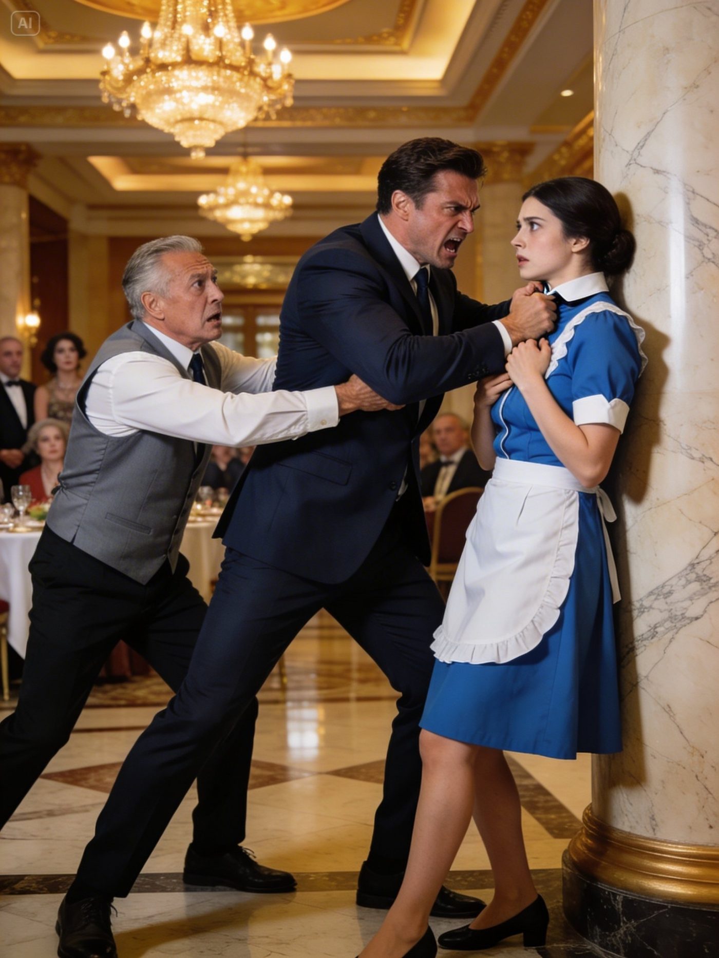 „Ten naszyjnik należał do mojej zmarłej żony!” – ryknął potentat… Ale sprzątaczka ukrywała prawdę, na którą nikt nie był gotowy