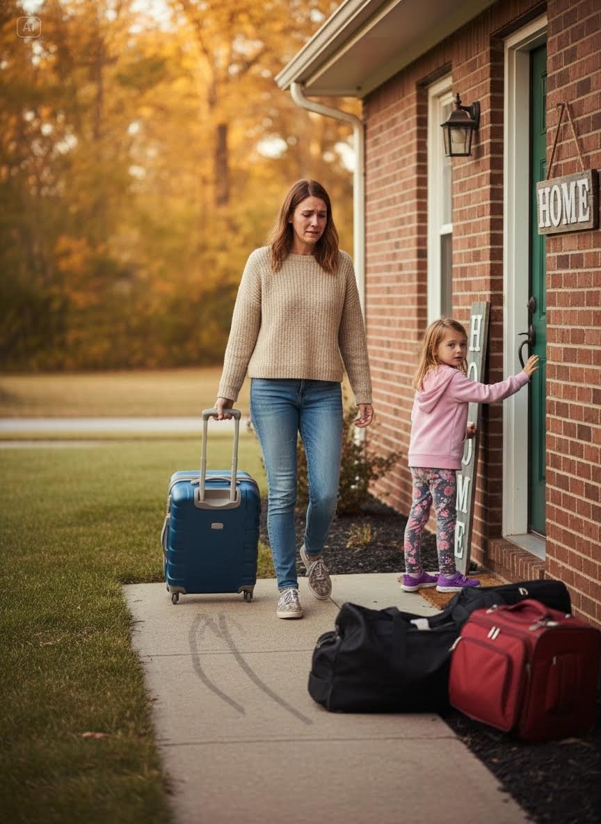 Mój mąż ledwo wyjechał w swoją tak zwaną podróż służbową, gdy nagle moja sześcioletnia córka wyszeptała: „Mamo… musimy lecieć. Już”.