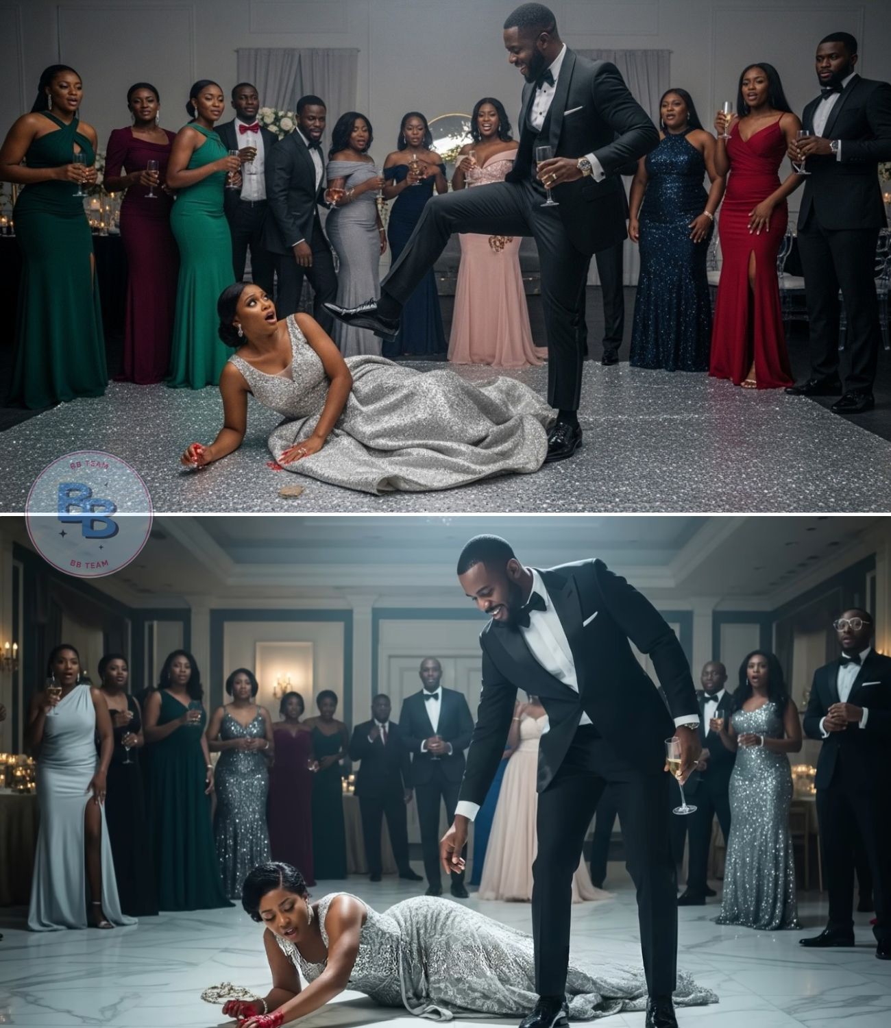 Mąż kopie żonę na oczach znajomych. Jej zemsta wprawia wszystkich w osłupienie.