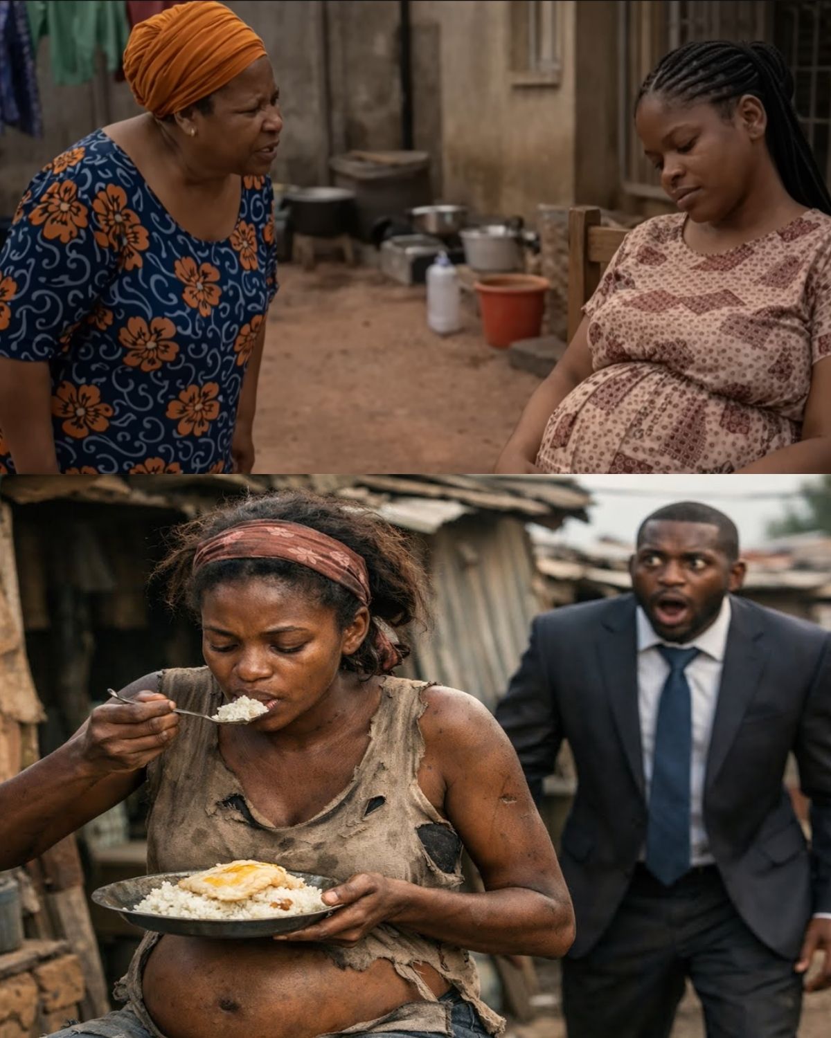 Miliarder wrócił z Ameryki i zastał swoją ciężarną żonę mieszkającą w opuszczonym domu!