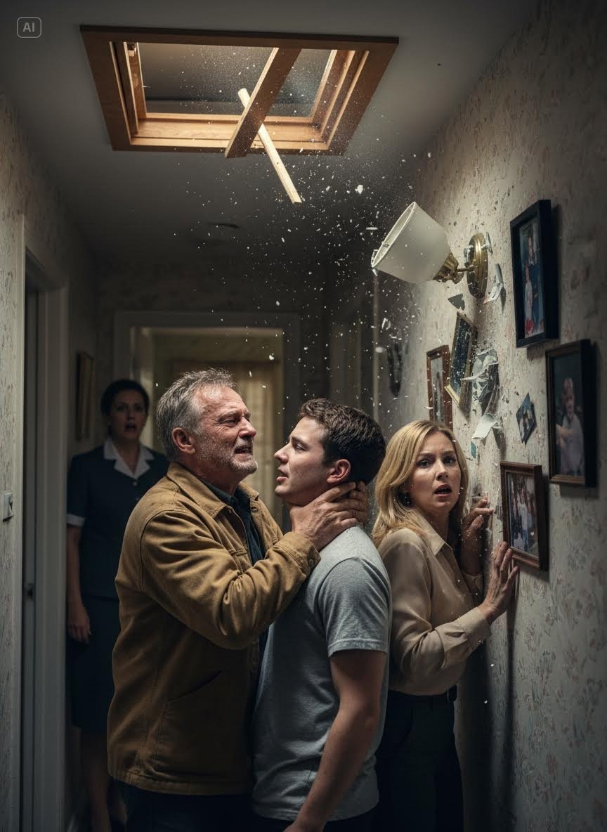 Zatrudniłem sprzątaczkę, kiedy mój syn i jego żona byli na wakacjach. Godzinę później zadzwoniła do mnie z paniką w głosie. „Proszę pana, ktoś płacze na strychu – to nie telewizor”. Pobiegłem i sprawdziłem, co ukrywają. Krew się we mnie zagotowała…