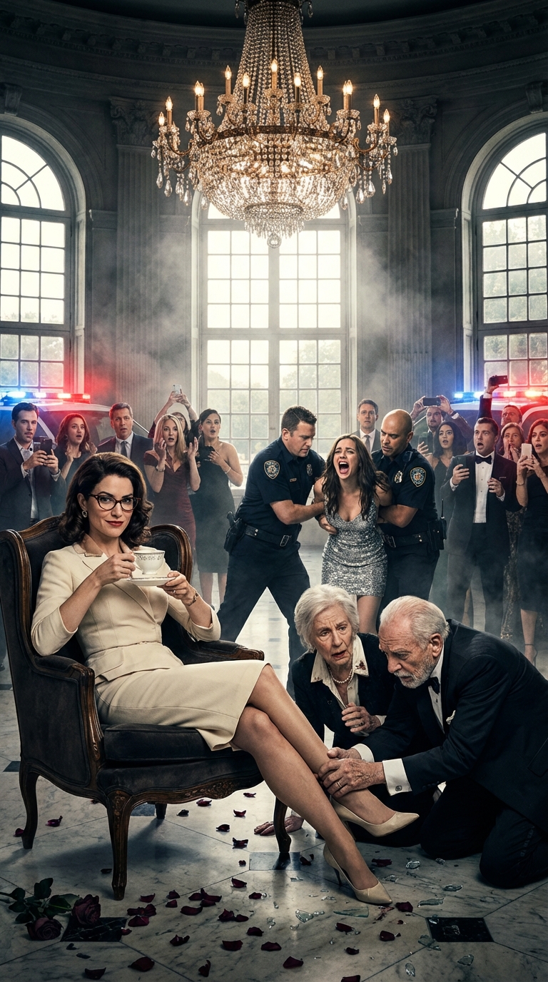 Podczas mojej parapetówki za 1,5 miliona dolarów moi rodzice zażądali, żebym oddała dom mojej siostrze, „złotemu dziecku”. Kiedy odmówiłam, ojciec uderzył mnie tak mocno, że straciłam przytomność. Zamiast wezwać karetkę, spokojnie powiedzieli gościom: „Przyjęcie odwołane. Przyjeżdża prawnik”. Myśleli, że wszystko jest pod kontrolą – dopóki nie pojawił się mój prawnik… z policją.