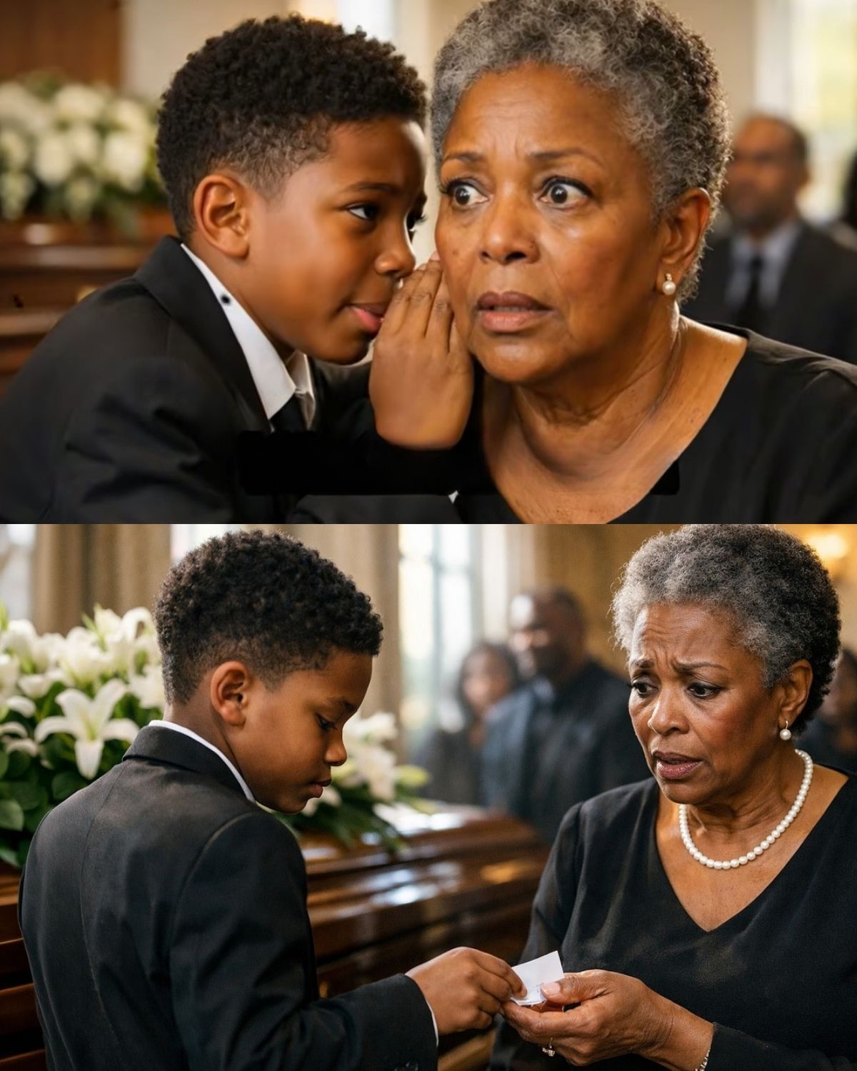 Na pogrzebie mojego męża wnuk wręczył mi liścik, który do świtu zmienił wszystko