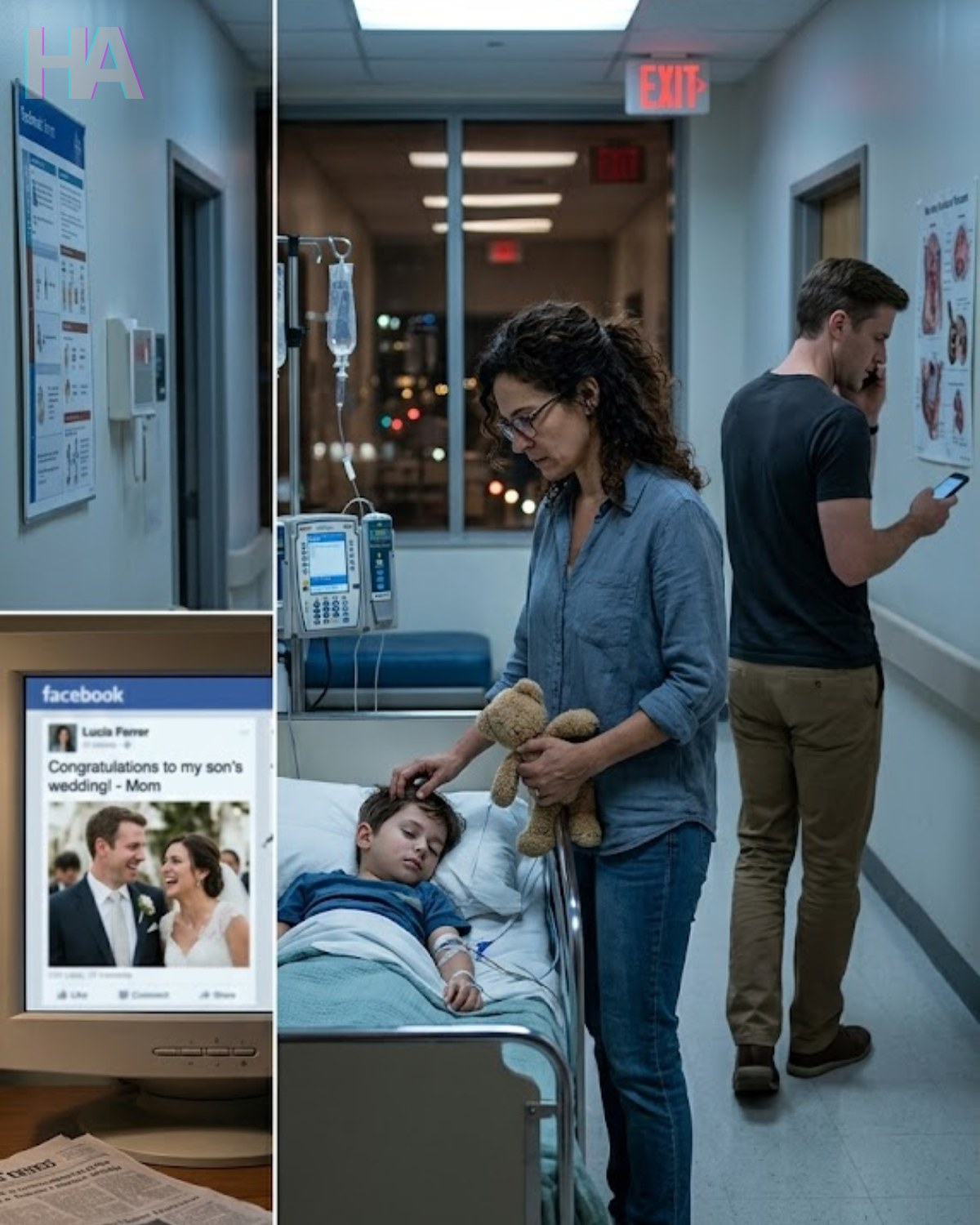 Zostawił cię z umierającym synem i potajemnie poślubił inną kobietę… Więc użyłaś koparki, żeby zamienić dom, który zbudował na twojej ziemi, w cmentarzysko dla par miodowych