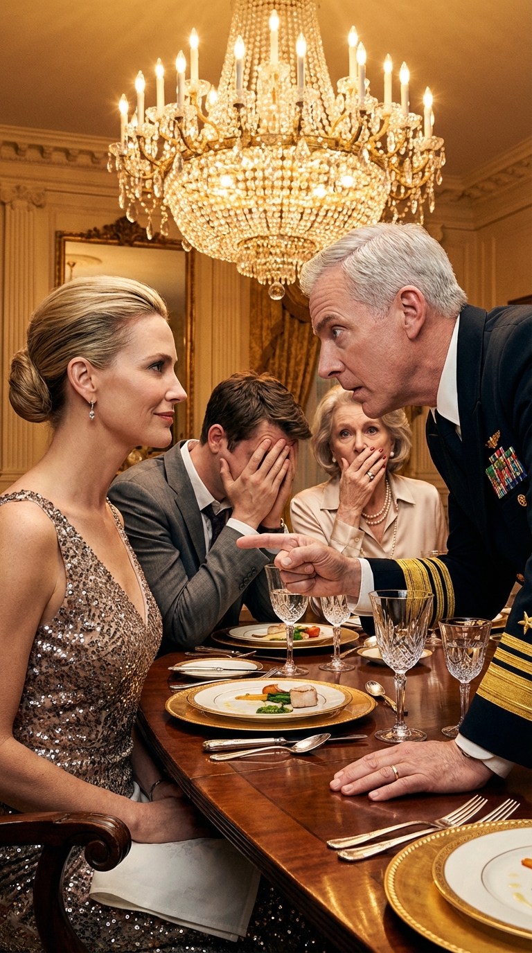 Ojciec mojego narzeczonego nie wiedział, że zostałem nowym generałem piechoty morskiej. Myślał, że to tylko dziewczyna umawiająca się z jego synem. Przy kolacji zaczął mi prawić kazania o wojsku… a potem powiedziałem mu, jaki mam stopień.