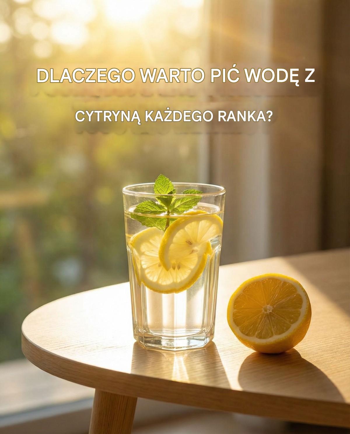 Dlaczego powinniśmy pić wodę z cytryną każdego ranka?