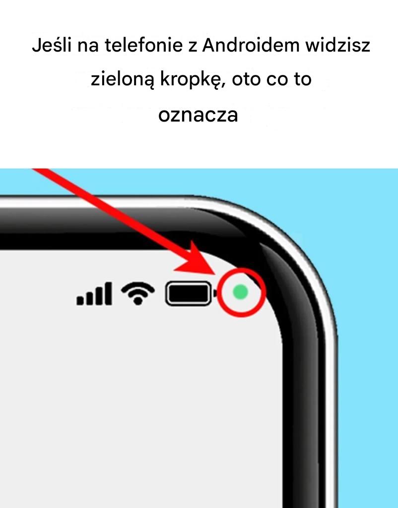 Czy widzisz zieloną kropkę na swoim telefonie z Androidem? Oto, co ona oznacza.