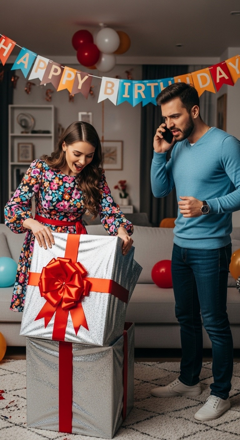 Dostałam ogromny pakiet urodzinowy od mojej teściowej… W chwili, gdy go otworzyłam, mój mąż i ja nie mogliśmy uwierzyć własnym oczom