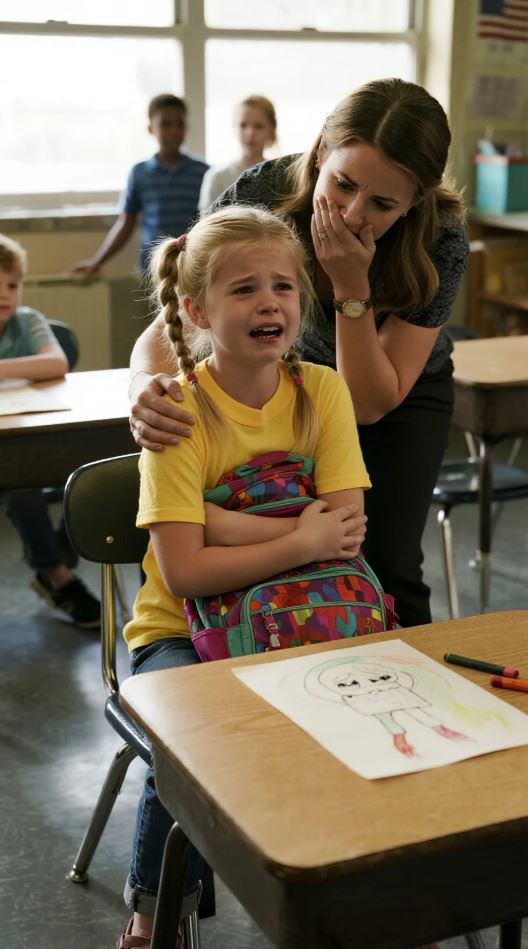 Moja 6-letnia córka powiedziała swojej nauczycielce, że „siedzenie sprawia jej ból” i narysowała obrazek, który skłonił ją do wezwania pogotowia. Jej wujek był głównym podejrzanym, a ja byłam pewna, że ​​moja rodzina została zniszczona. Następnie policja zbadała plamę na jej plecaku. Funkcjonariusz prowadzący spojrzał na mnie i powiedział: „Proszę pani… podejrzany nie jest człowiekiem”.