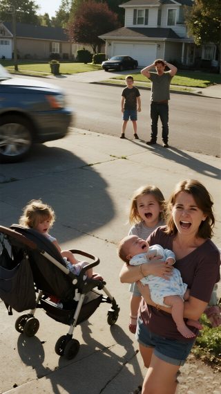 Mój mąż pozwolił naszemu dziecku wyturlać się na ulicę. Ale prawda, którą zobaczyłam na nagraniu z kamery monitoringu, była o wiele, wiele gorsza.