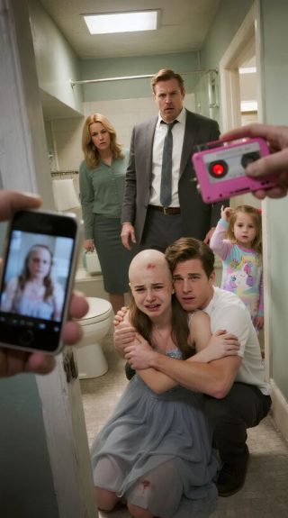 Moja ośmioletnia córka ogoliła głowę mojej córki na kilka godzin przed balem maturalnym. Byłam wściekła, dopóki nie wskazała na chłopaka i nie powiedziała: „On ją krzywdzi”. Potem podniosła zabawkowy magnetofon i wcisnęła play. Jego głos wypełnił pokój, szczegółowo opisując plan na bal maturalny. Mój mąż zablokował drzwi, ale chłopak tylko uśmiechnął się do niego i powiedział: „Naprawdę nie chce pan tego robić, panie Adams… i wie pan dlaczego”.