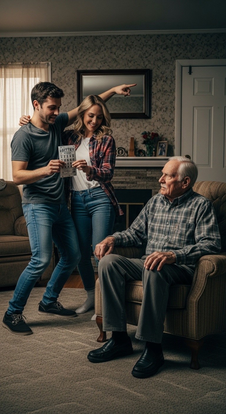 „Jesteś bezużyteczny. Pakuj walizki!” – krzyknęła moja córka po wygraniu 30 milionów dolarów. Była zbyt zajęta wyrzucaniem mnie z domu, żeby zauważyć jeden kluczowy szczegół na losie, który ją zniszczy.