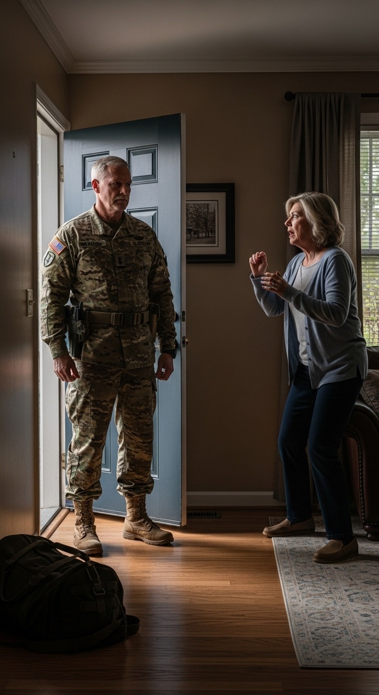 Mam 60 lat i jestem na ostatniej misji wojskowej, 11 000 kilometrów od domu. Wczoraj wieczorem dostałem SMS-a od mojej 15-letniej córki. „Tato, boję się… Chodzi o mamę. Przywoziła mi ludzi”. Podczas gdy ja unikałem moździerzy, moja żona wykorzystywała mój żołd bojowy na finansowanie swoich spraw. Myślała, że ​​ma jeszcze dwa miesiące. Nie miała pojęcia, że ​​już planuję wcześniej wrócić do domu…