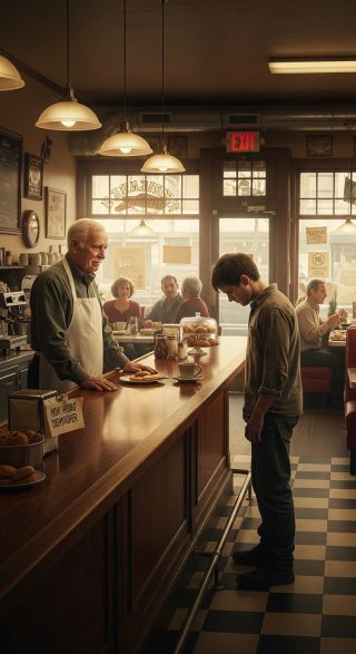 „Jesteś nieudacznikiem” – zadrwił mój syn, kiedy w wieku 68 lat chciałem otworzyć kawiarnię. „Nie zmarnuj mojego spadku!” Trzy miesiące później moja kawiarnia odniosła ogromny sukces. Pojawił się, bezrobotny i załamany, błagając mnie o pracę przy zmywaniu naczyń.