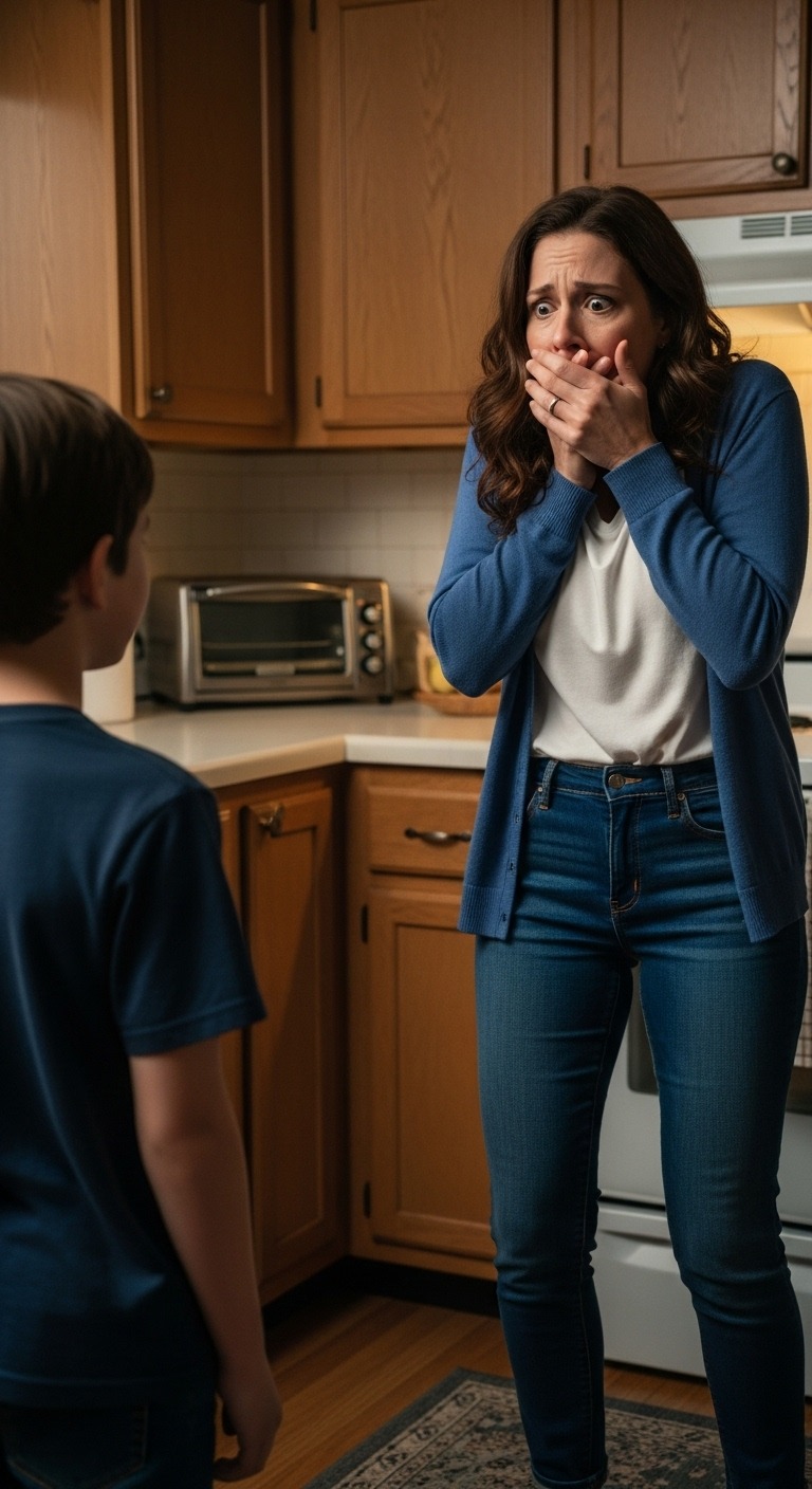 Mój mąż zostawił mnie i naszego 11-letniego syna dla swojej młodszej kochanki, zostawiając mnie tonącą w długach. Pracowałam do upadłego, obserwując, jak mój syn z dnia na dzień staje się coraz bardziej wycofany i smutny. Aż pewnego popołudnia wrócił ze szkoły i powiedział: „Mamo, zemściłem się na tacie”. Zapytałam go, co miał na myśli. To, co powiedział, napełniło mnie absolutnym przerażeniem…