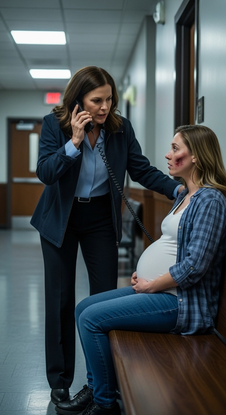 Moja ciężarna córka pojawiła się u mnie o 5 rano, pobita przez męża. Powiedział jej, że nikt jej nie uwierzy. Nie wiedział, że przez 20 lat byłam detektywem od zabójstw.