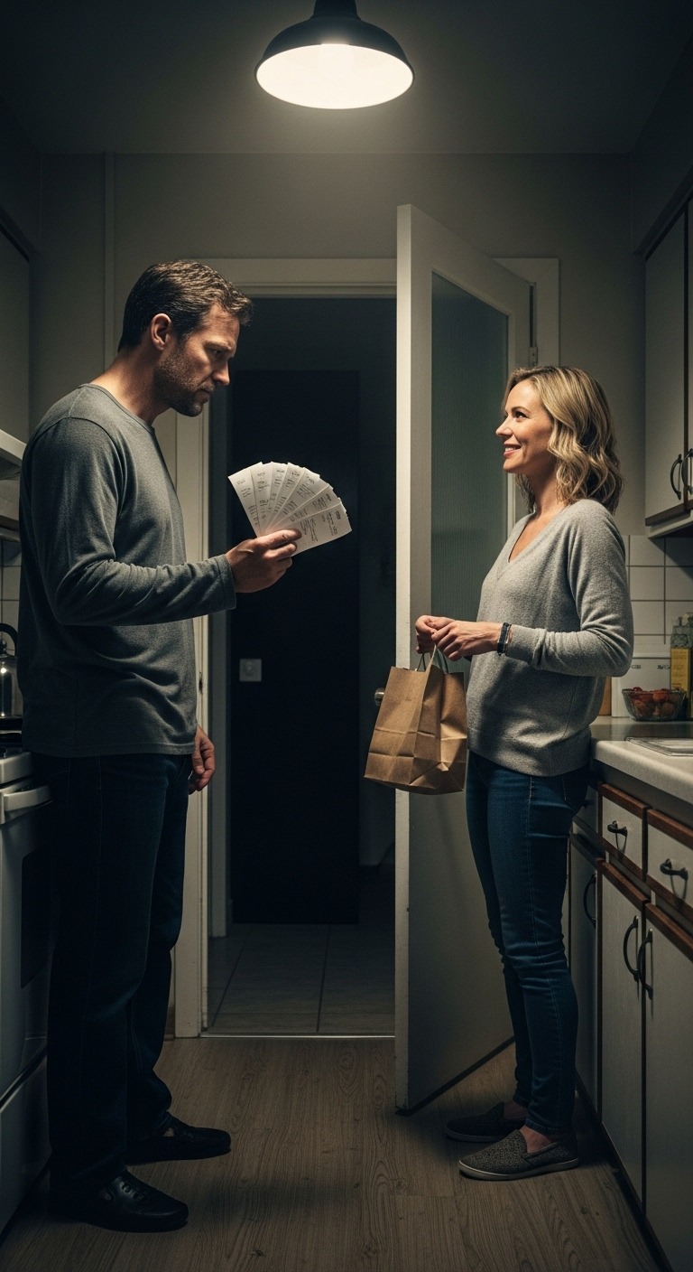 Tajny dług żony za markową torebkę niemal doprowadził nas do bankructwa. Przez lata pracowałem na dwóch etatach, żeby to spłacić. W dniu, w którym staliśmy się wolni od długów, znalazłem więcej ukrytych paragonów. Tego wieczoru powiedziała: „Zasługuję na miłe rzeczy”. Dałem jej papiery rozwodowe. Ja też.