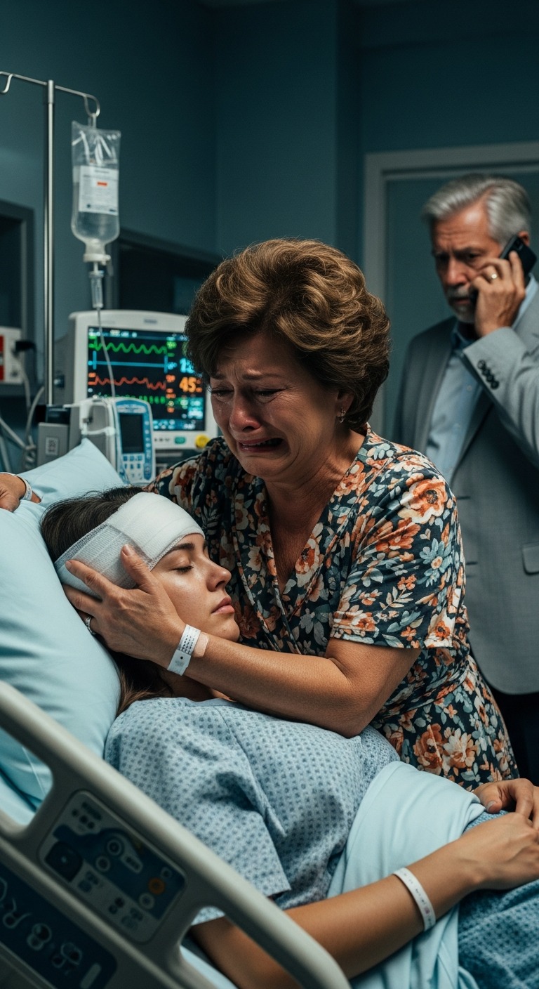 Telefon był z oddziału ratunkowego. Moja córka została ranna. „Tato… to on” – wyszeptała – syn ​​miliardera. Potem napisał do mnie: „Nic nie możesz zrobić. Mój ojciec jest właścicielem tego miasta”. Może miał rację. Ale jeden telefon na Sycylię zmienił wszystko.