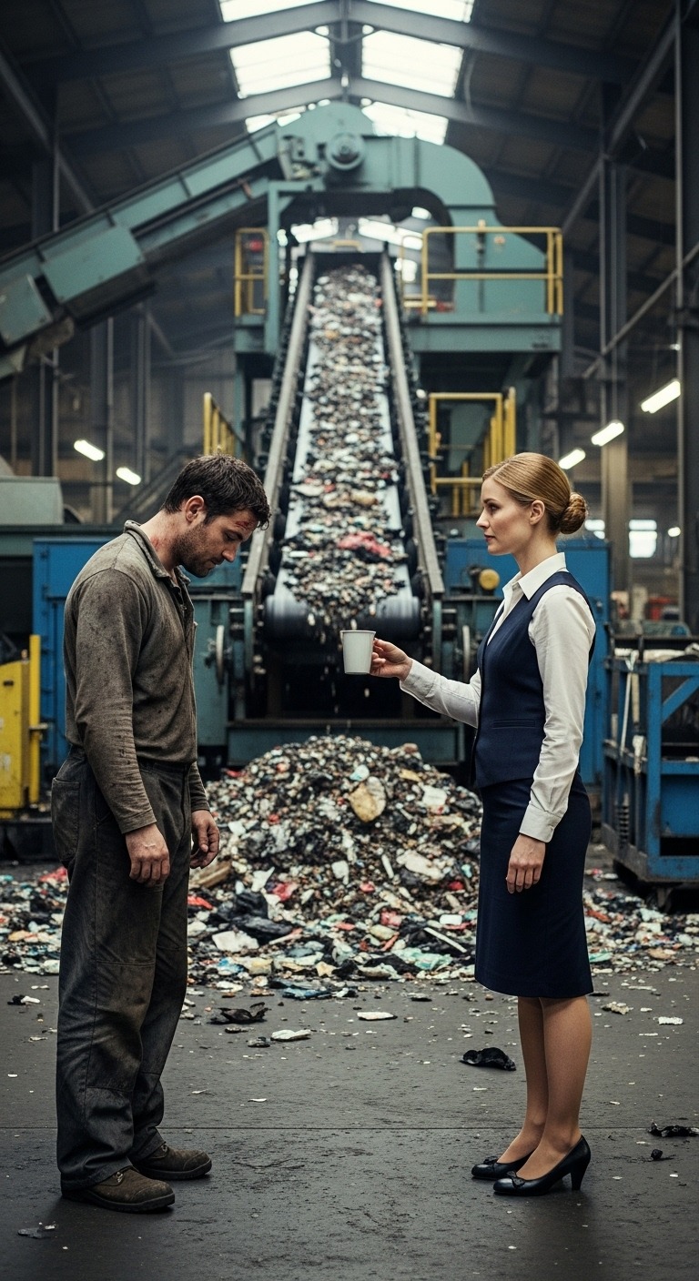 Aby wygrać zakład o milion dolarów, ja, rozpieszczony prezes, przez dwa tygodnie pracowałem pod przykrywką jako sortowacz śmieci w mojej własnej firmie. Nigdy nie spodziewałem się, że zakocham się w jedynej kobiecie, która była dla mnie miła, ani że to doświadczenie całkowicie odmieni moje życie.