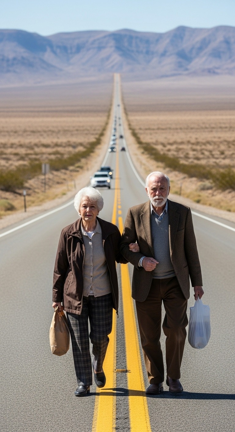 Myśleli, że porzucają dwoje biednych, bezbronnych staruszków. Nie mieli pojęcia, że ​​mój mąż nosi przy sobie coś, co może ich zniszczyć.