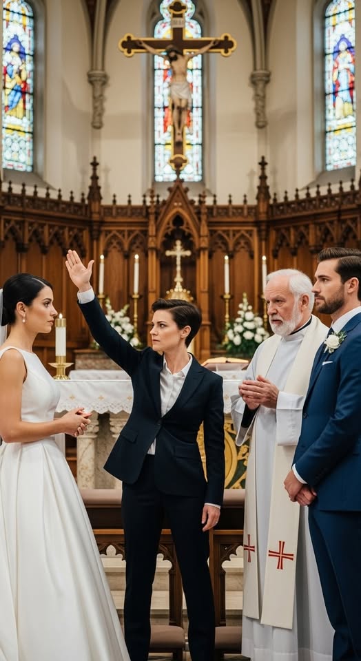 Na ślubie mojego syna czułam, że coś jest nie tak z panną młodą. Kiedy ksiądz zapytał, czy ktoś ma zastrzeżenia, drzwi kościoła otworzyły się gwałtownie. Weszła kobieta. To była sędzia. Spojrzała na pannę młodą i powiedziała: „Mam zastrzeżenia”.