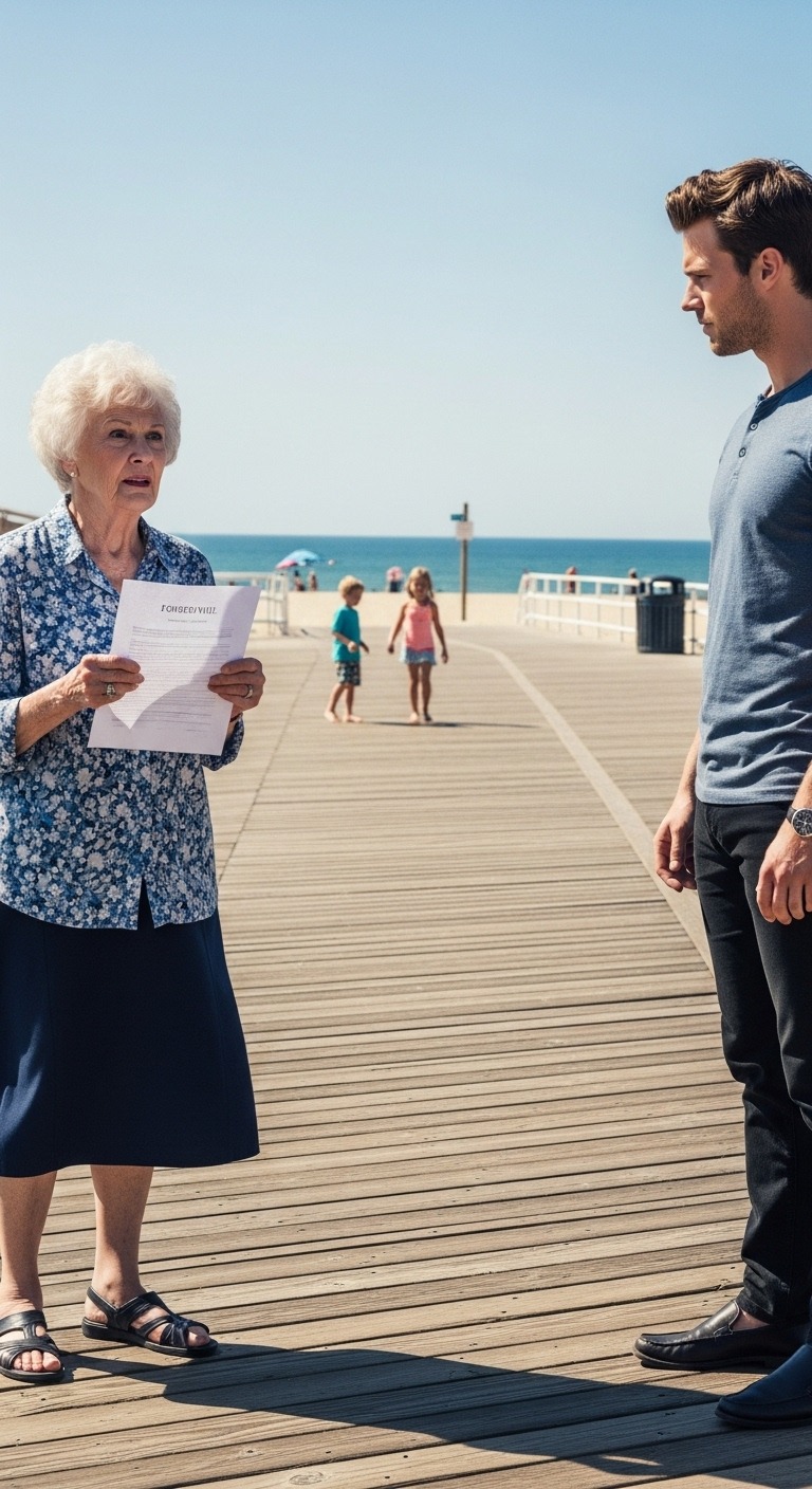 Byłem na plaży z wnukami, gdy na moim telefonie pojawiła się dziwna wiadomość: „Wyjdź cicho. Nic im nie mów”. Ręce zaczęły mi się trząść, ale zrobiłem dokładnie to, co napisano. Kilka minut później zdałem sobie sprawę, przed czym właśnie uciekłem – i kto wysłał tę wiadomość.
