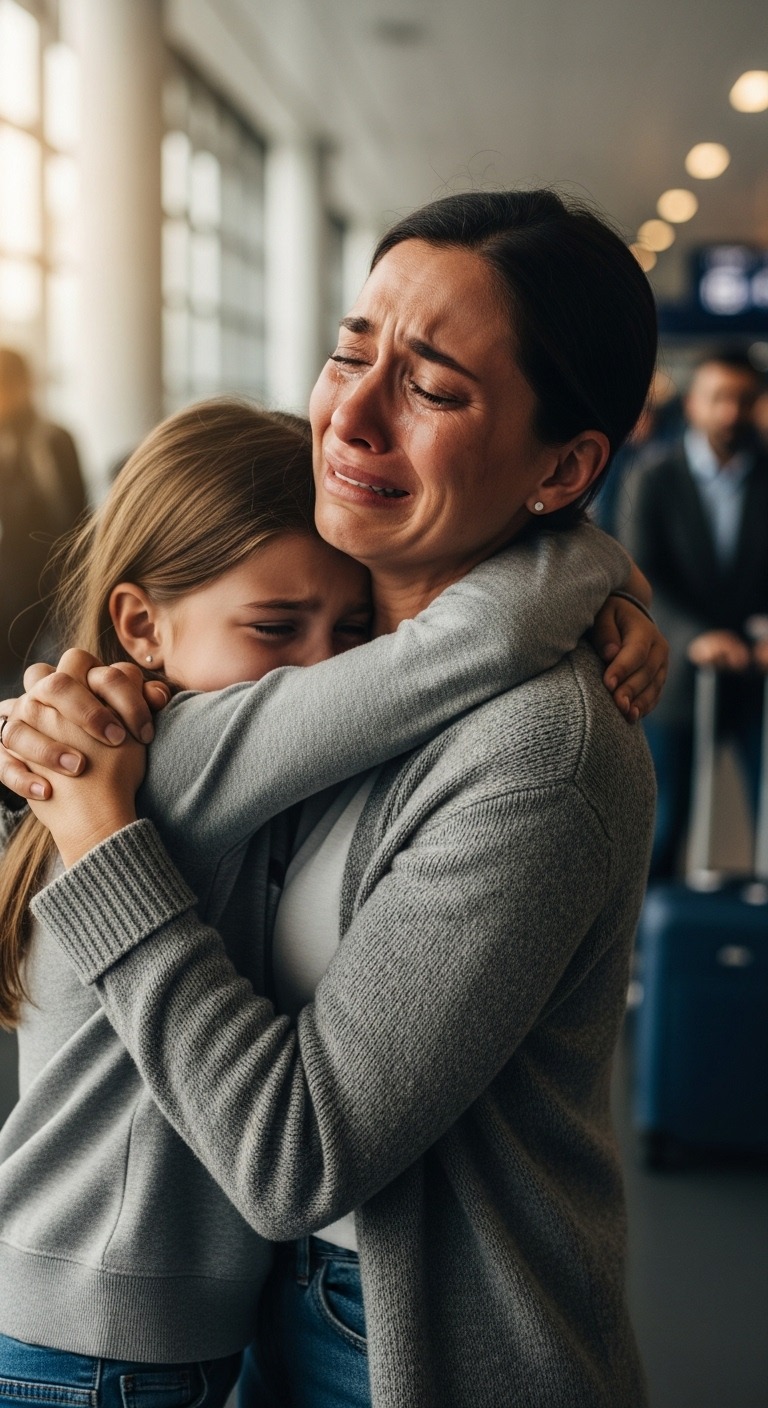 Moja ośmioletnia córka została SAMA na lotnisku przez moich rodziców – podczas gdy oni wsiadali do samolotu pierwszej klasy z rodziną mojej siostry. Kilka minut później przyszedł SMS: „Wszyscy głosowaliśmy za tym, żeby została”. Nie krzyczałam. Nie błagałam. Wyszeptałam tylko: „Rozumiem”. Potem wykonałam jeden telefon. Siedem dni później wszystko, co mieli – pieniądze, reputacja, spokój – zaczęło się rozpadać.