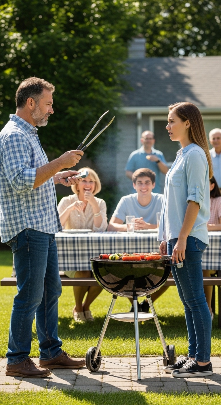 Podczas rodzinnego grilla tata zaśmiał się: „Jesteś już wystarczająco dorosły, żeby płacić czynsz albo się wyprowadzić”. Następnego dnia, kiedy wprowadziłem się do nowego domu, kompletnie spanikowali, bo…