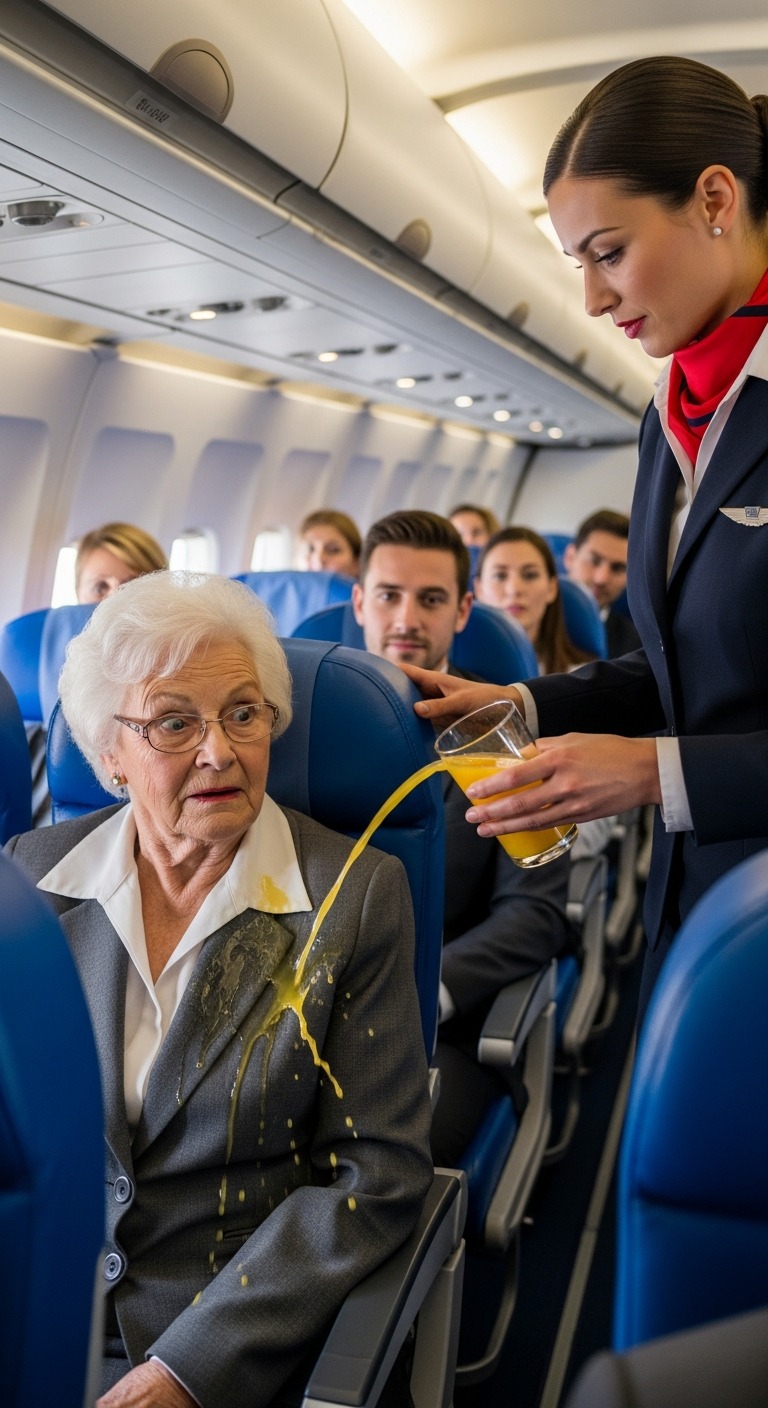 Kiedy główna stewardesa oblała mnie i moje dokumenty federalne sokiem pomarańczowym, parsknęła śmiechem. Sięgnąłem po odznakę. Nie miała pojęcia, że ​​właśnie oblała sokiem osobę, która miała prawo uziemić ich wielomilionowy samolot.