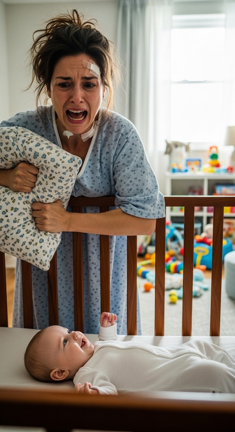 Po cesarskim cięciu byłam zbyt słaba, żeby w ogóle ustać. Mama powiedziała: „Idź odpocząć, ja zajmę się dzieckiem”. Kiedy obudziłam się następnego ranka, czułam, że coś jest nie tak. Łóżeczko mojego dziecka było ciche – a mama zniknęła. Kiedy do niej zadzwoniłam, powiedziała spokojnie: „Twoja siostra mnie potrzebowała”. Po czym się rozłączyła. Kilka minut później słowa lekarza sparaliżowały mnie… a to, co zrobiłam później, sprawiło, że nigdy nie zapomni tego dnia.