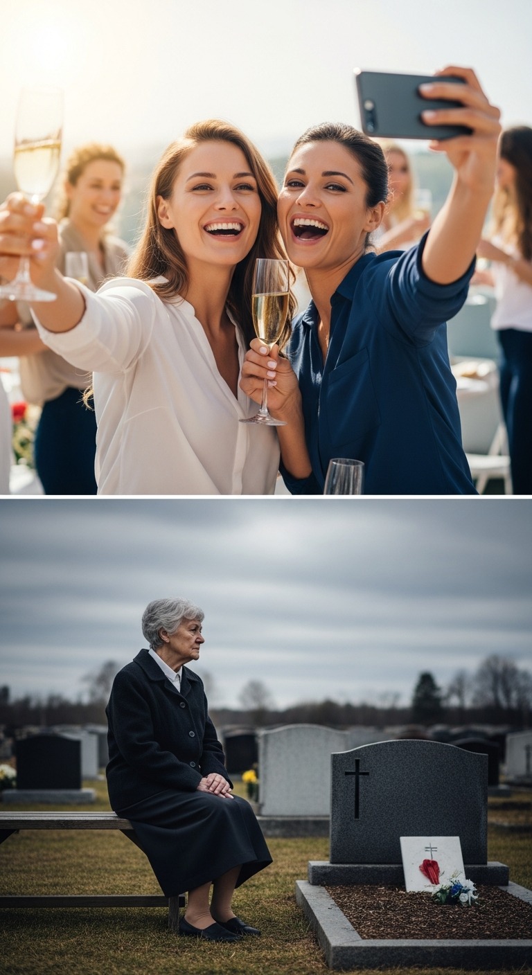 Na pogrzebie mojego męża nie było nikogo oprócz mnie. Moje dzieci wolały paszteciki od pożegnania ojca. Następnego ranka…