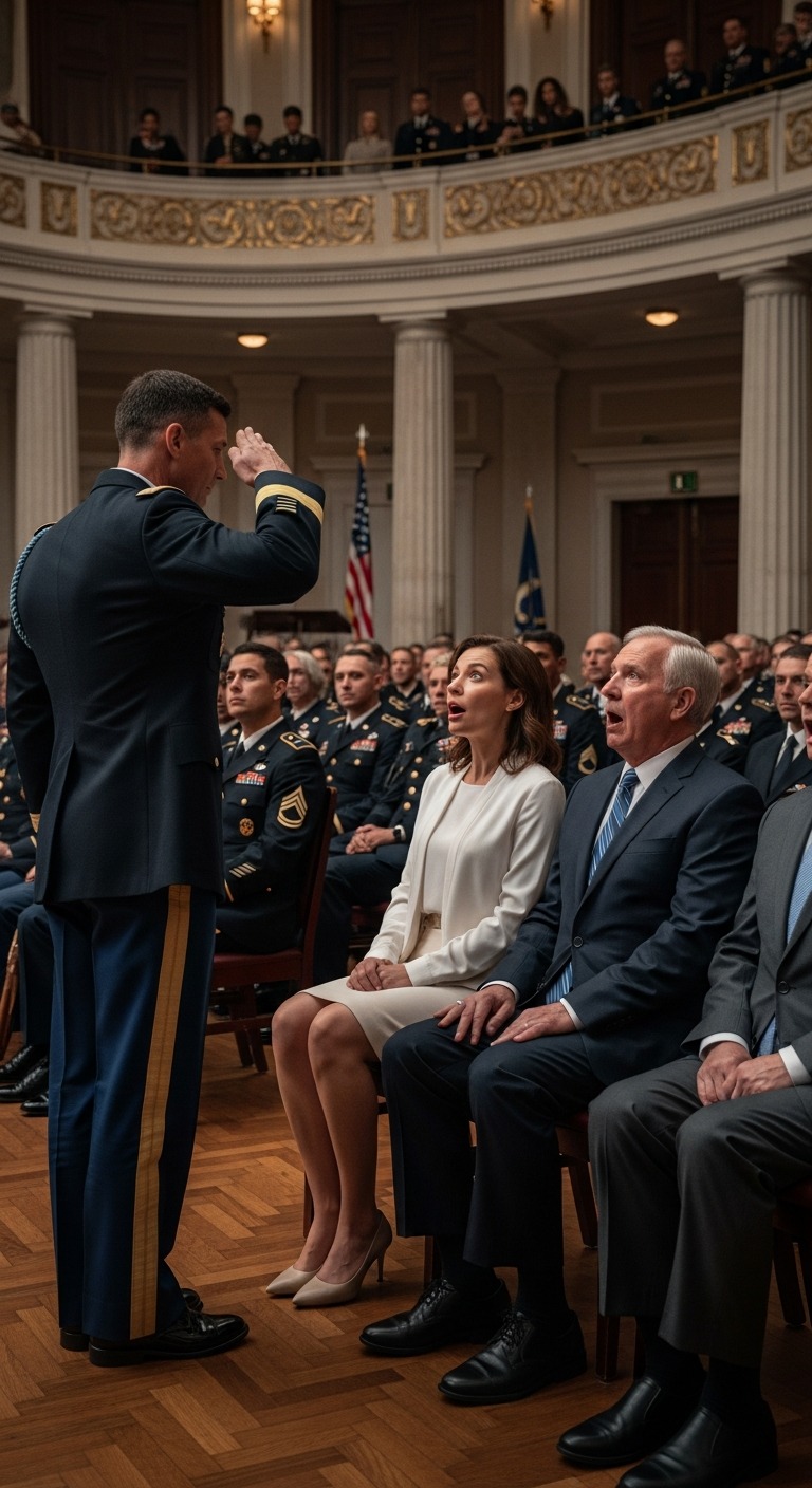 Moja rodzina przysięgała, że ​​rzuciłem służbę w marynarce wojennej. Stałem w milczeniu podczas ceremonii SEAL mojego brata… Potem jego generał spojrzał mi w oczy i powiedział: „Pułkowniku, jest pan tutaj?”. Tłum zamarł. Szczęka mojego ojca opadła na podłogę.